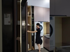 Solusi penyimpanan lemari balkon baja tahan karat Fadior