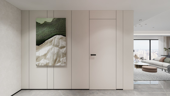 Durable Cream Interior Metal Wall Panels For Environmental Benefits Easy To Clean