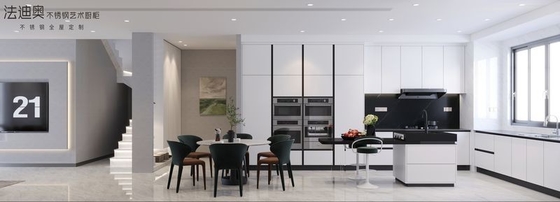 Customization Modern Kitchen Cabinet Set elegan abadi dan ultra tahan lama